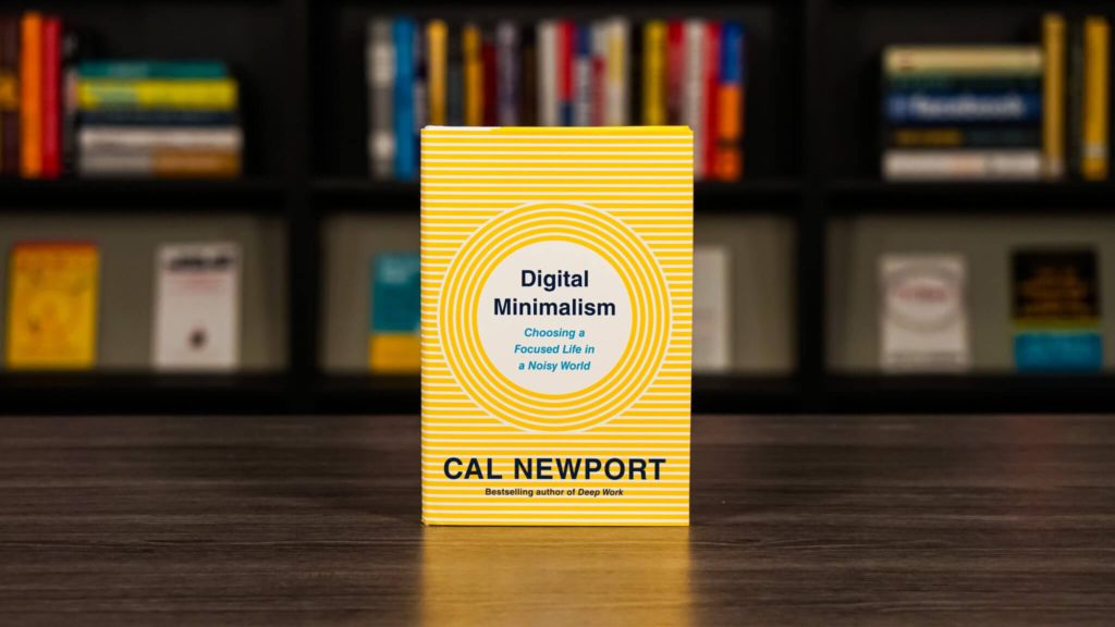 تصویر کتاب مینیمالیسم دیجیتال نویسنده کال نیوپورت digital minimalism book cal newport